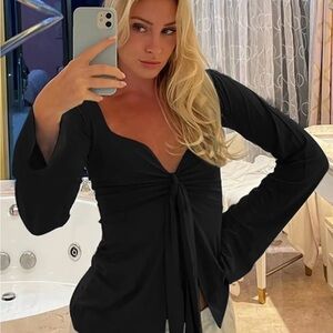 Elegant Black Women's Top